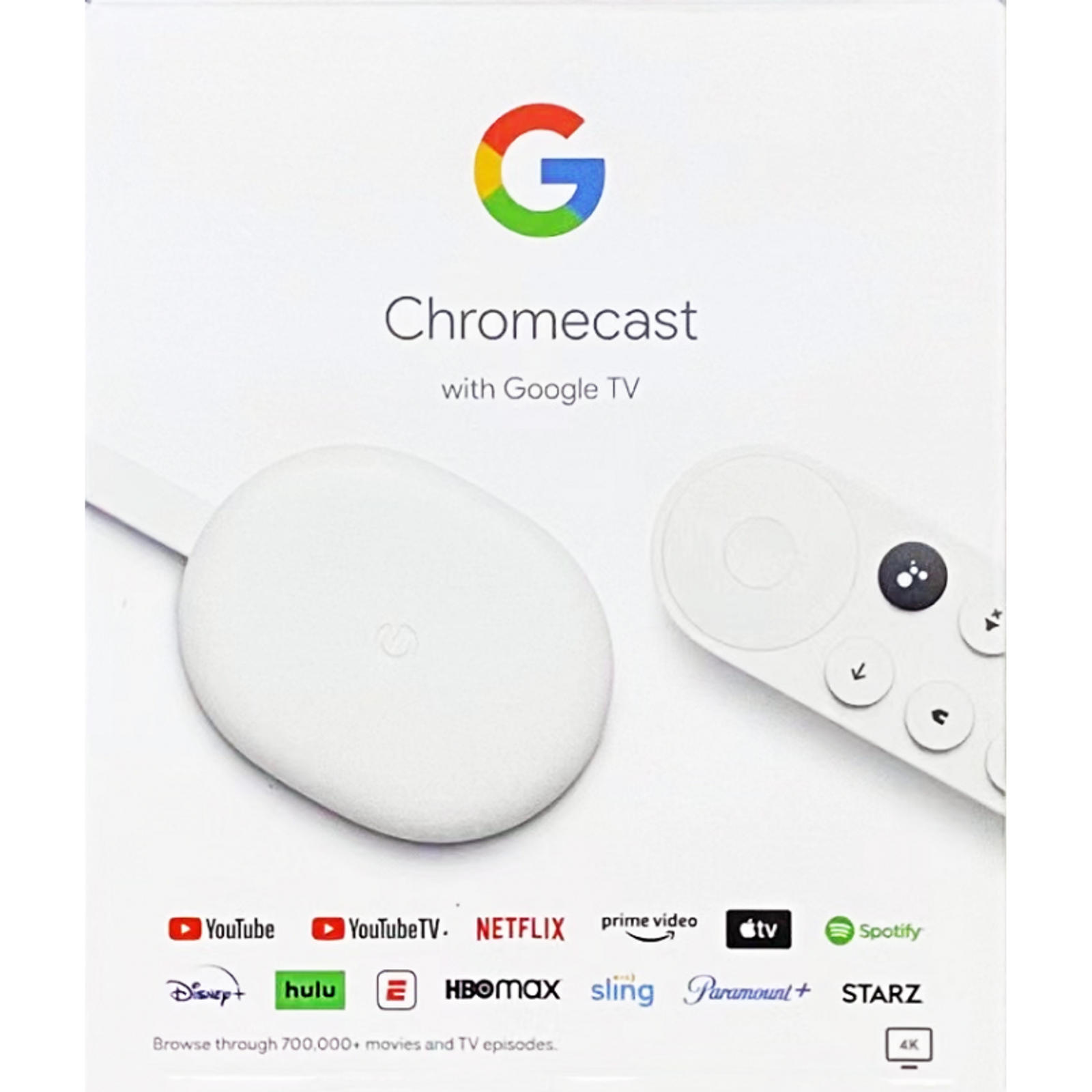 新品未開封 Google  Chromecast with Google TV Google Chromecast 4K 4th Gen with Google TV