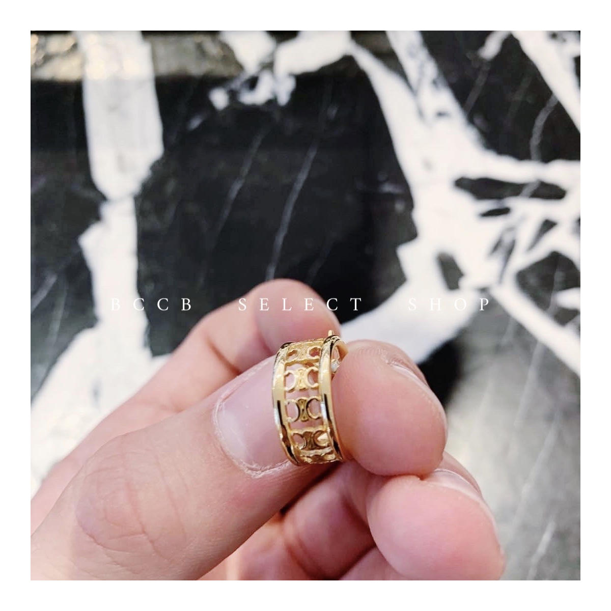 celine maillon triomphe multi ring