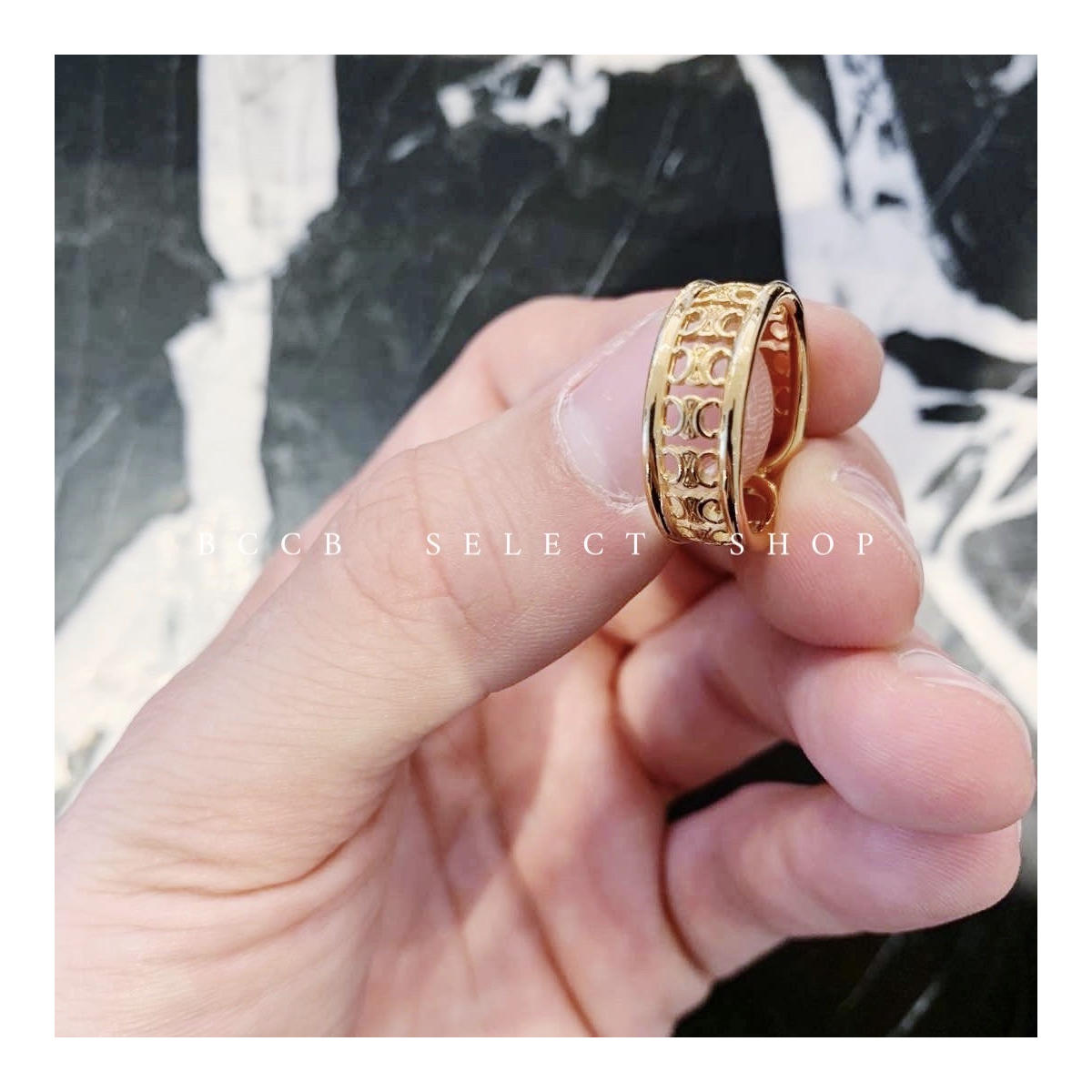 celine maillon triomphe multi ring