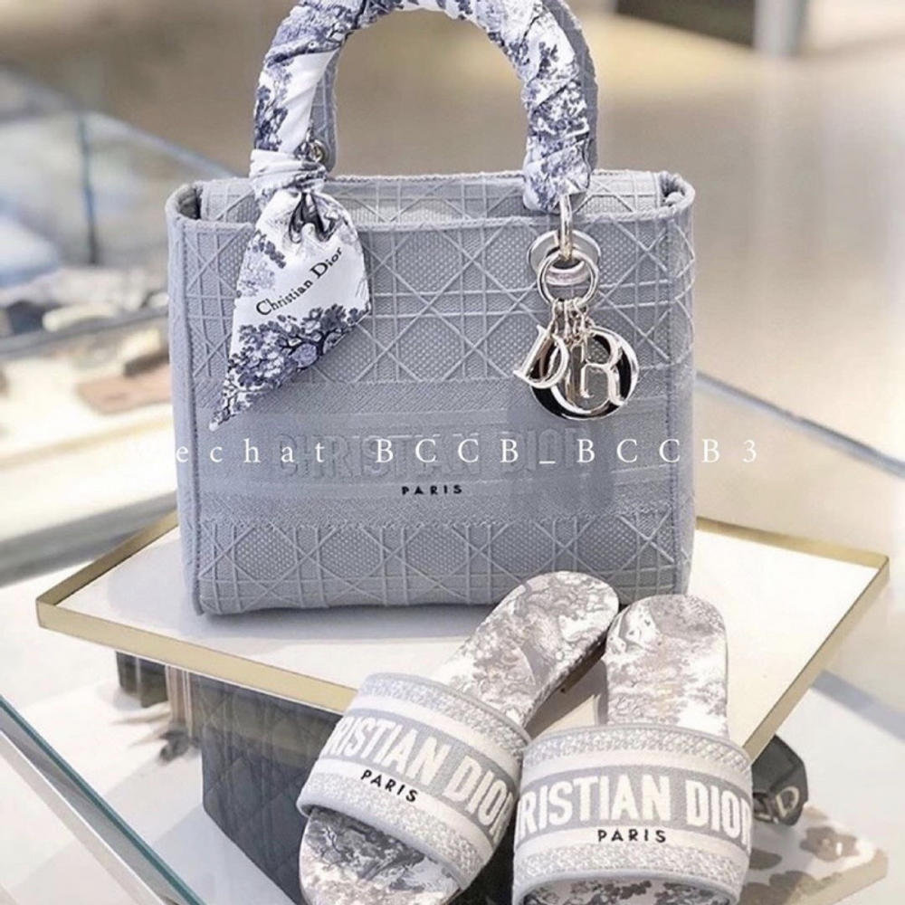 lady dior embroidered cannage bag