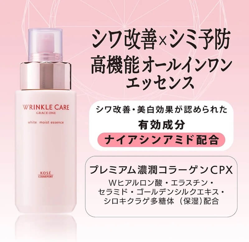 Grace One 高機能真皮修復活肌美白精華液Wrinkle Care White