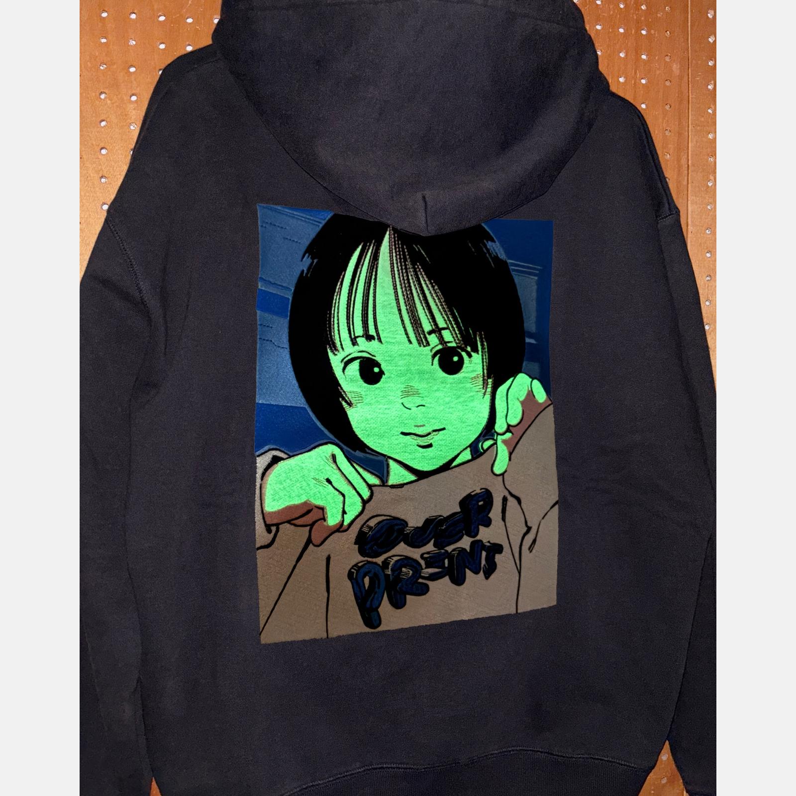 只限門市發售) over print POP ART Zip Hoodie Ver:21 (blue EMB Version)