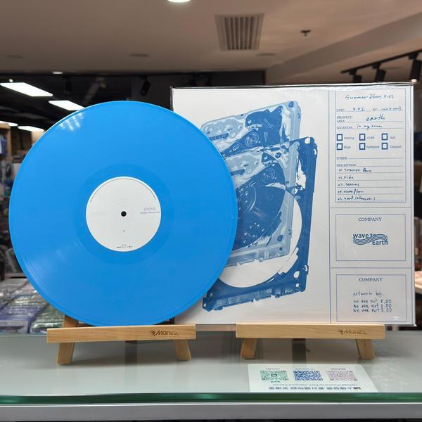 wave to earth - summer flows 0.02 blue LP